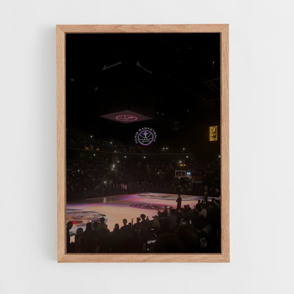 Poster Basket Parisien – affiche Basketball (vue 4)